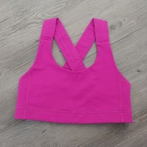Lululemon Sports Bra Size 4 Fuchsia
